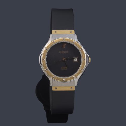 HUBLOT Classic ref. 1391.2 de señora con caja en acero y oro de 18 K.