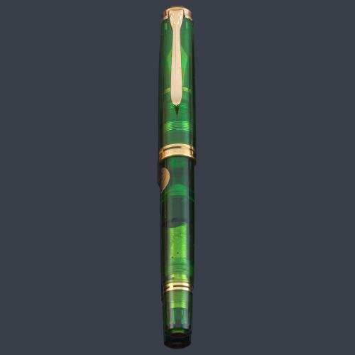 PELIKAN Souverän 800 Green Demonstrator nº 111, Alemania 1992.