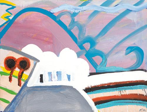 JUAN NAVARRO BALDEWEG - Paisaje con dos Árboles