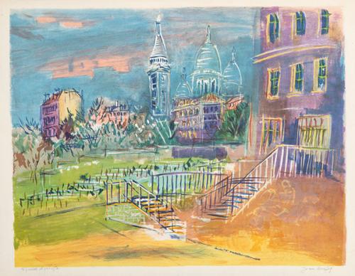 JEAN DUFY - Montmartre