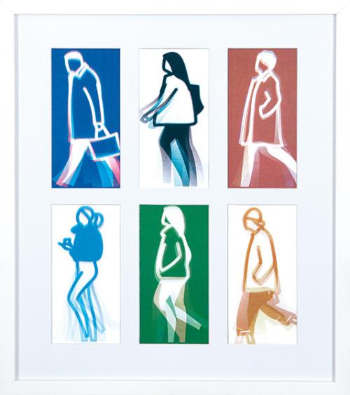 JULIAN OPIE - Old Street Walkers