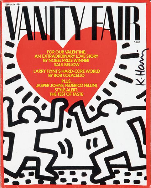 KEITH HARING - Vanity Fair (Valentine)