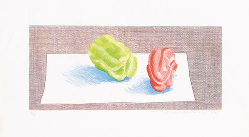 DAVID HOCKNEY - Two Peppers