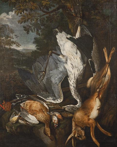 ESCUELA ALEMANA FNS. S. XVII - Naturaleza muerta de caza