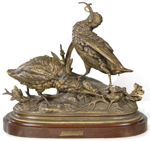  Siguiendo a Paul Edouard Delabrierre (Francia 1829-1912) por Bronze Veritable. 