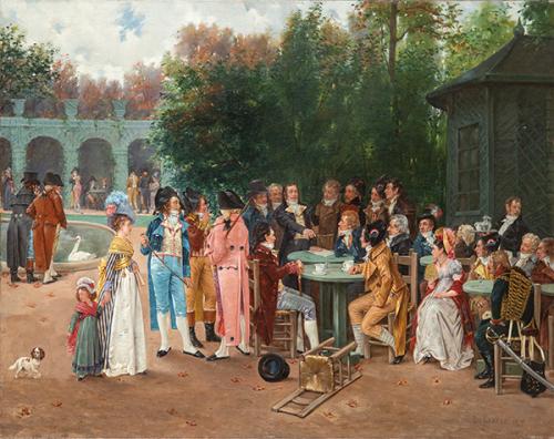 CHARLES LOUIS KRATKÉ - En el parque