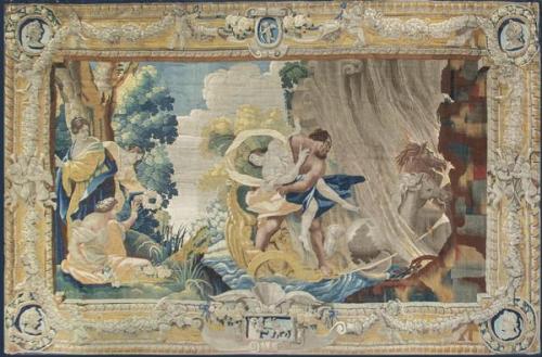  El rapto de Proserpina, del tapiz de Los amores de los dioses, según Simon Vouet (1590-1649)