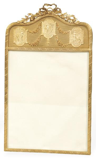  Portaretratos de bronce muy grande