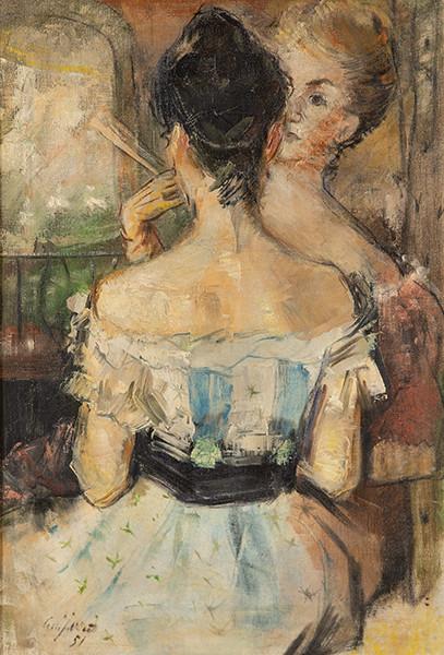 ANTONIO GUIJARRO - Mujer ante el espejo