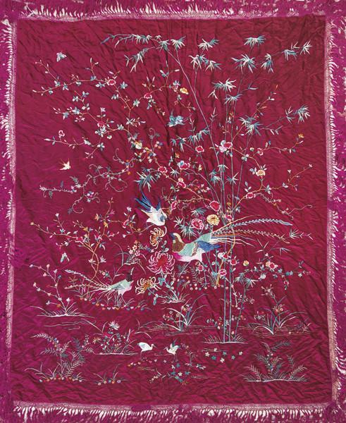  Colcha de Manila en seda