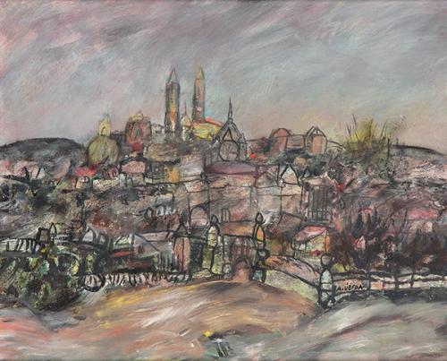 AGUSTIN ÚBEDA - Pueblo hacia la noche