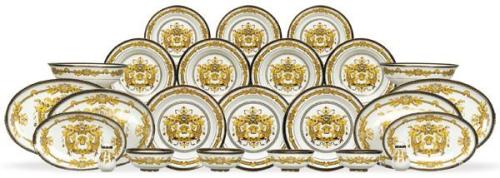  Vajilla en porcelana Limoges l'étoile con decoración Versace