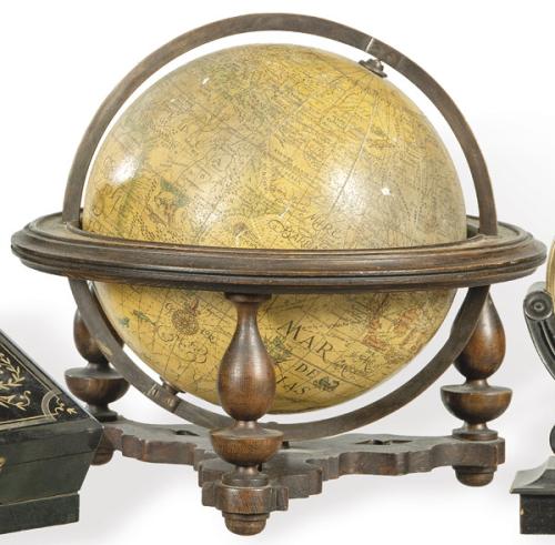 Globo terráqueo Gerundae Matriti Ex Officina Cartographica Dalmau Carles Pla h. 1940-50.