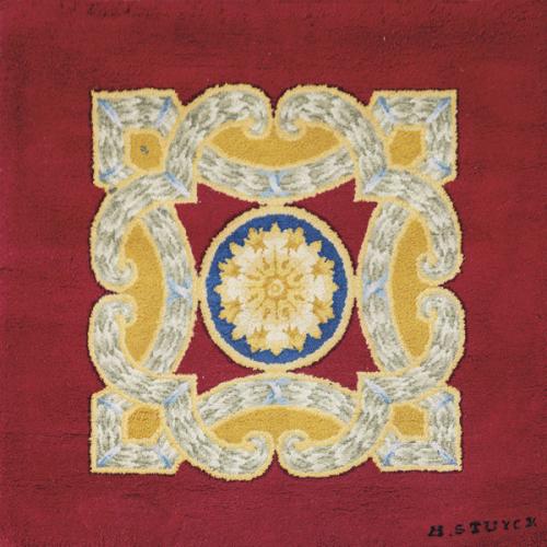 Tapiz alfombra firmada M. Stuyck
