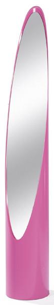 Espejo siguiendo el modelo Lipstick de Roger Lecal, en madera pintada en rosa. S. XX