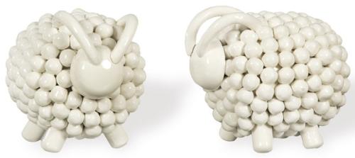 Pareja de figuras de ovejas