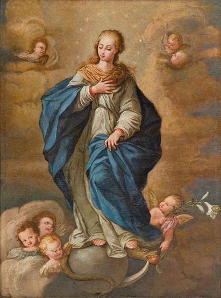 ESCUELA ESPAÑOLA S. XVIII - Inmaculada Concepción