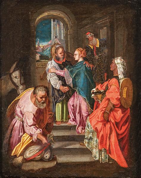 COPIA DE FEDERICO DE BAROCCI S. XVII - La Visitación