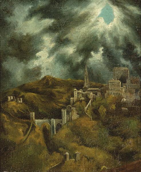 SEGUIDOR DE EL GRECO S. XVI-XVII - Paisaje