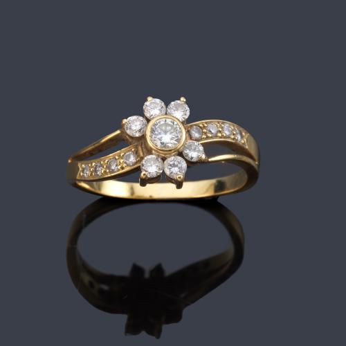 Anillo con brillantes