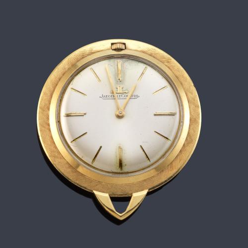 JAEGER LECOULTRE reloj de colgar con caja en oro amarillo de 18 K.