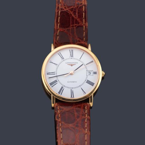 LONGINES Elegant ref. L 4.778,8 de caballero con caja en oro rosa de 18 K. Con estuche