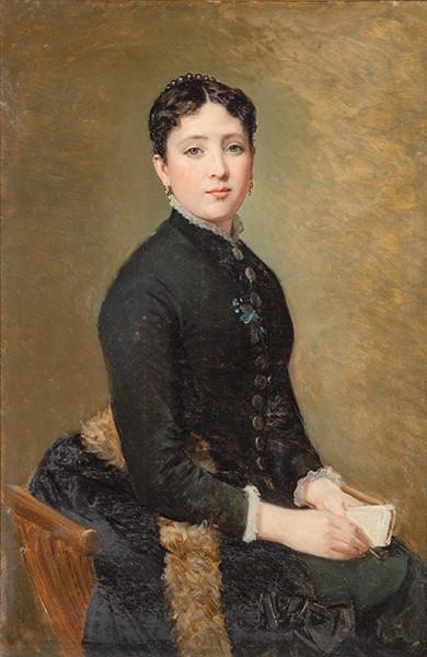 ESCUELA FRANCESA S. XIX - Retrato de mujer