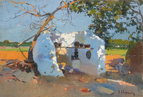 JOSÉ NAVARRO LLORENS - Horno en la Albufera