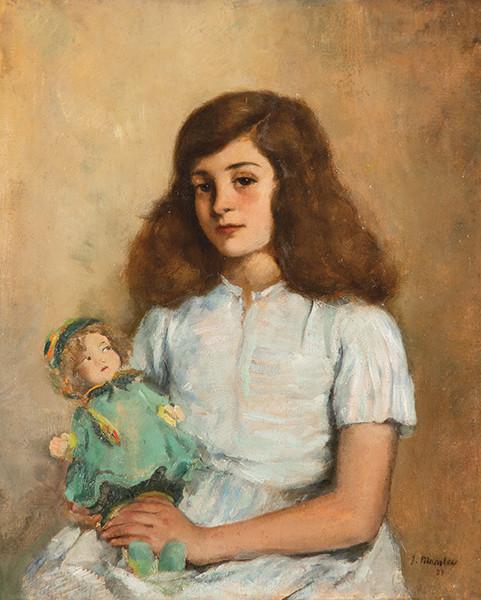 JOAQUÍN MOMBRÚ FERRER - Niña y muñeca