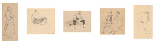 RICARDO OPISSO - Estudios de personajes