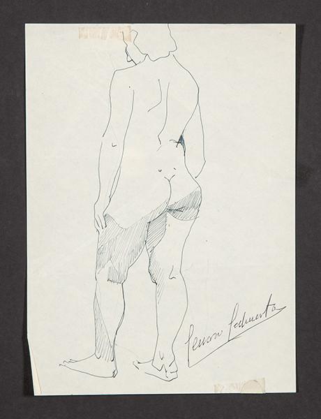  GENARO LAHUERTA - Apunte de mujer