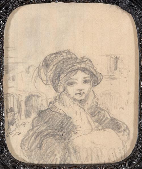 ELISEO MEIFRÉN - Retrato de dama