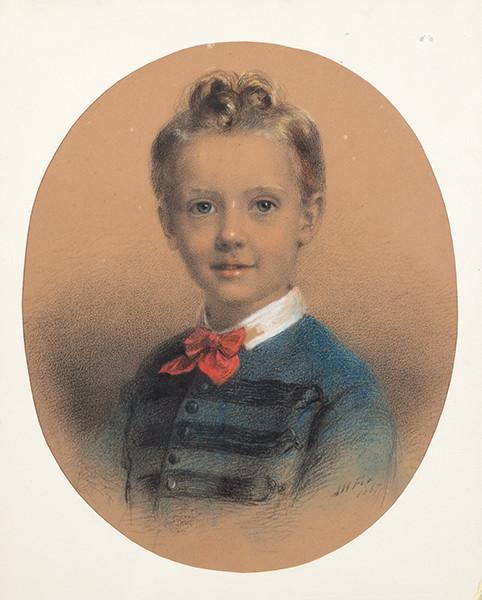 AUGUSTUS HENRY FOX - Retrato de niño