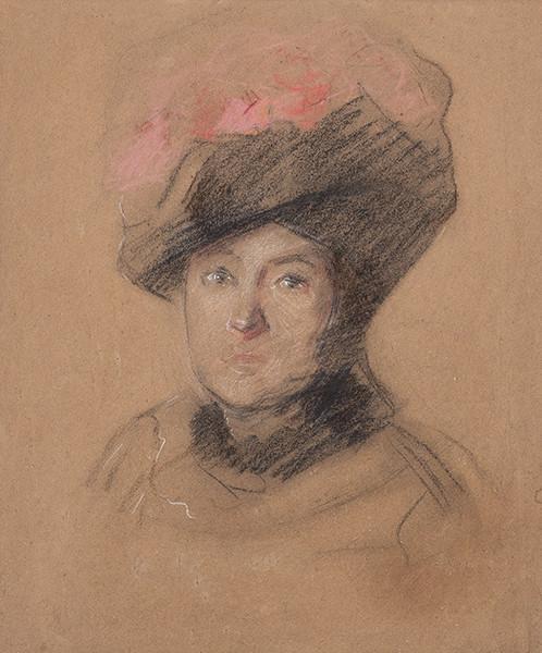 JULIO VILA Y PRADES - Retrato de dama