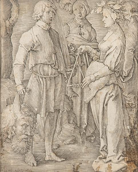 LUCAS VAN LEYDEN - El triunfo de David