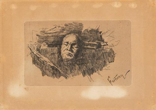 MARIANO FORTUNY MARSAL - Máscara de Ludwig van Beethoven