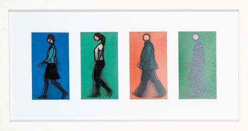 JULIAN OPIE - Walking Figures