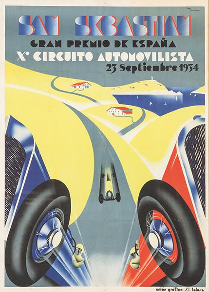 MÁXIMO VIEJO SANTAMARTA - San Sebastían-Gran Premio de España. X Circuito Automovilista