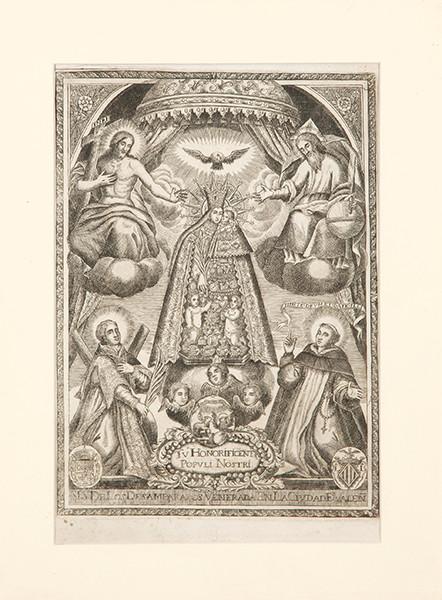 ESCUELA VALENCIANA PPS. S. XVII - Nuestra Señora de los Desamparados venerada en la ciudad de Valencia