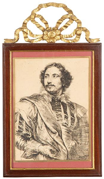 ANTÓN VAN DYCK - Retrato de Paul Pontius, retrato de Peteer Brueghel, retrato de Jan de Wael y retrato de Frans Francken II