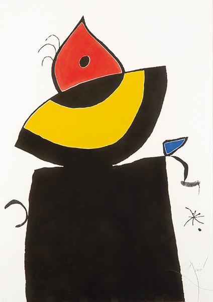 JOAN MIRÓ - Quatre Colors Aparien El Món...