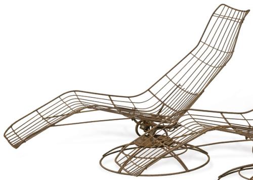 Tumbona modelo Siesta "Banana" de Homecrest, Estados Unidos, ca. 1960