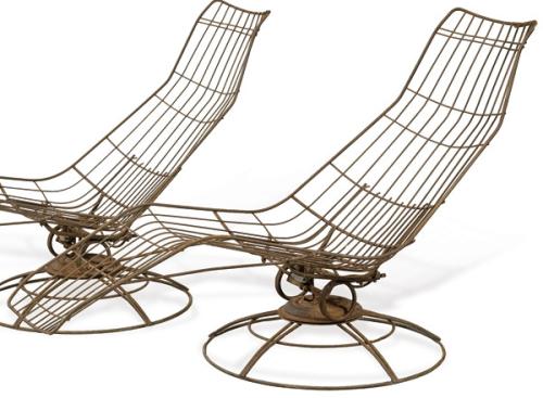 Tumbona modelo Siesta "Banana" de Homecrest, Estados Unidos, ca. 1960