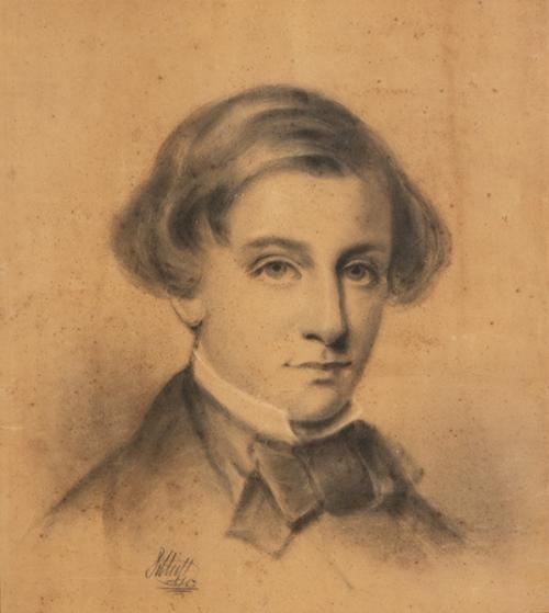 ESCUELA ESPAÑOLA S. XIX - Retrato de caballero