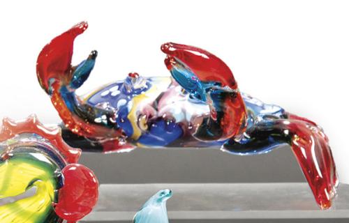 Cangrejo de cristal de Murano