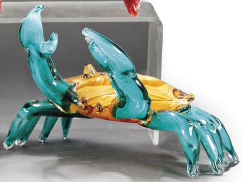 Cangrejo de cristal de Murano