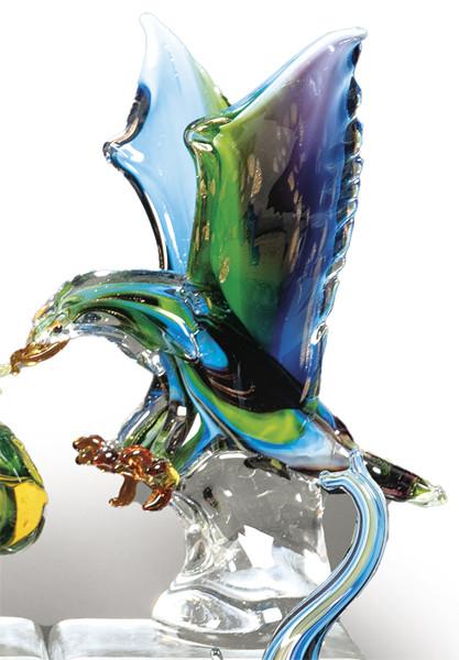 Aguila de cristal de Murano