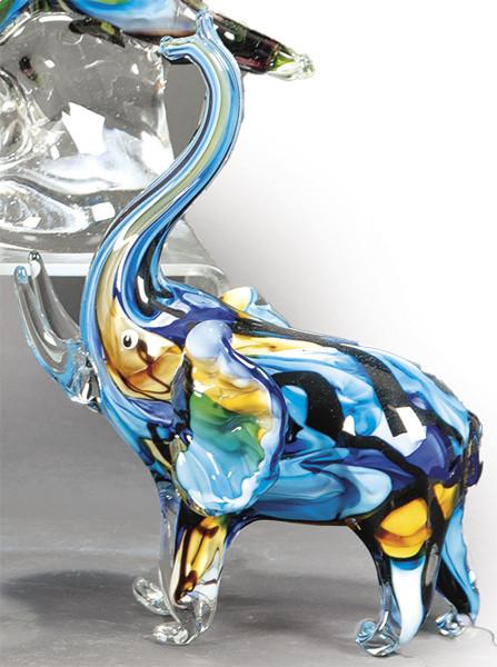 Elefante de cristal de Murano.