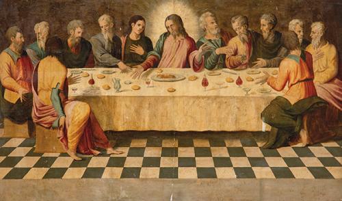 ESCUELA VALENCIANA PPIOS. S. XVI - Ultima Cena