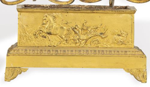 Jardinera de metal dorado S. XIX.